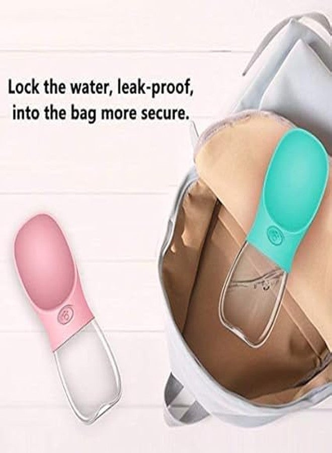 Veemok Leak-Proof Portable Dog Water Bottle - 350ml Pet Water Dispenser Perfect for Outdoor Walking, Hiking & Travel - Food-Grade Plastic (Multicolor) (Pack-1) - Image 5